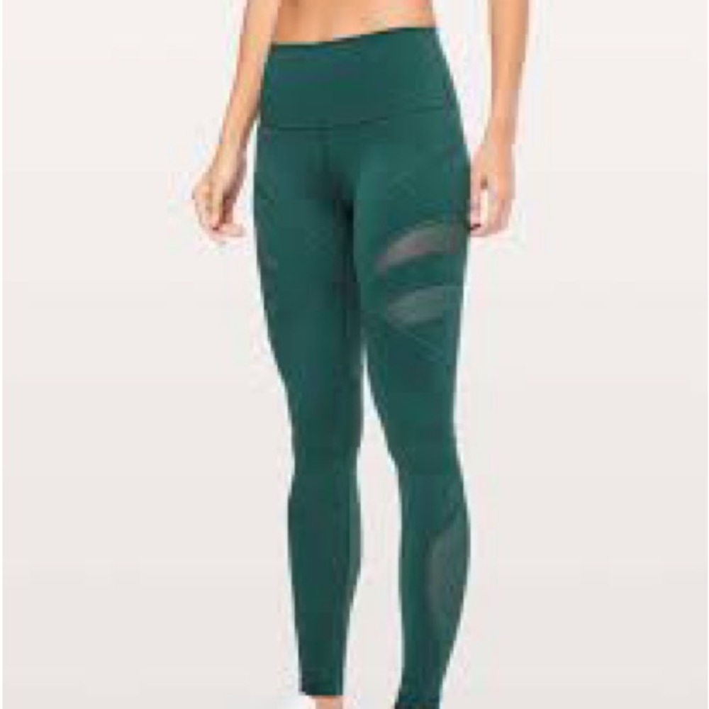 lululemon athletica Teal Green Leggings